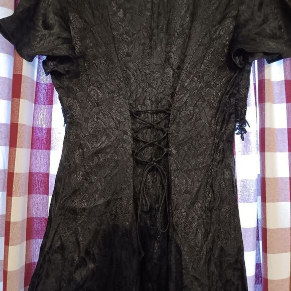 Jody California Vintage Black Dress Size 11 Great Pre-Owned Condition - Picture 4 of 8